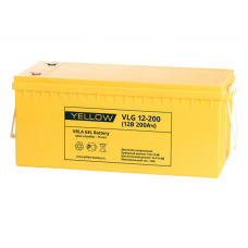VLG12-200 (Yellow) 12 В, 200 Ач,  гелевая Аккумуляторная батарея